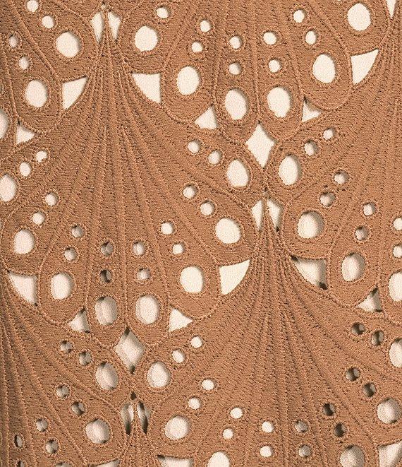 Layered With Love Lizzie Lace Mock Neck Short Flutter Sleeve Ruffle Mini Shift Dress Product Image