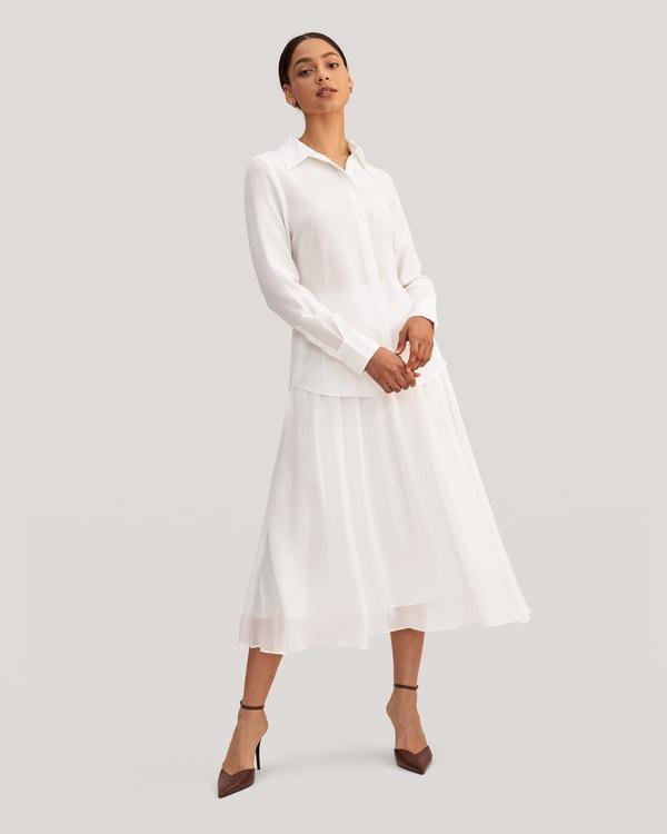 Classic Comfort Silk Shirt Product Image