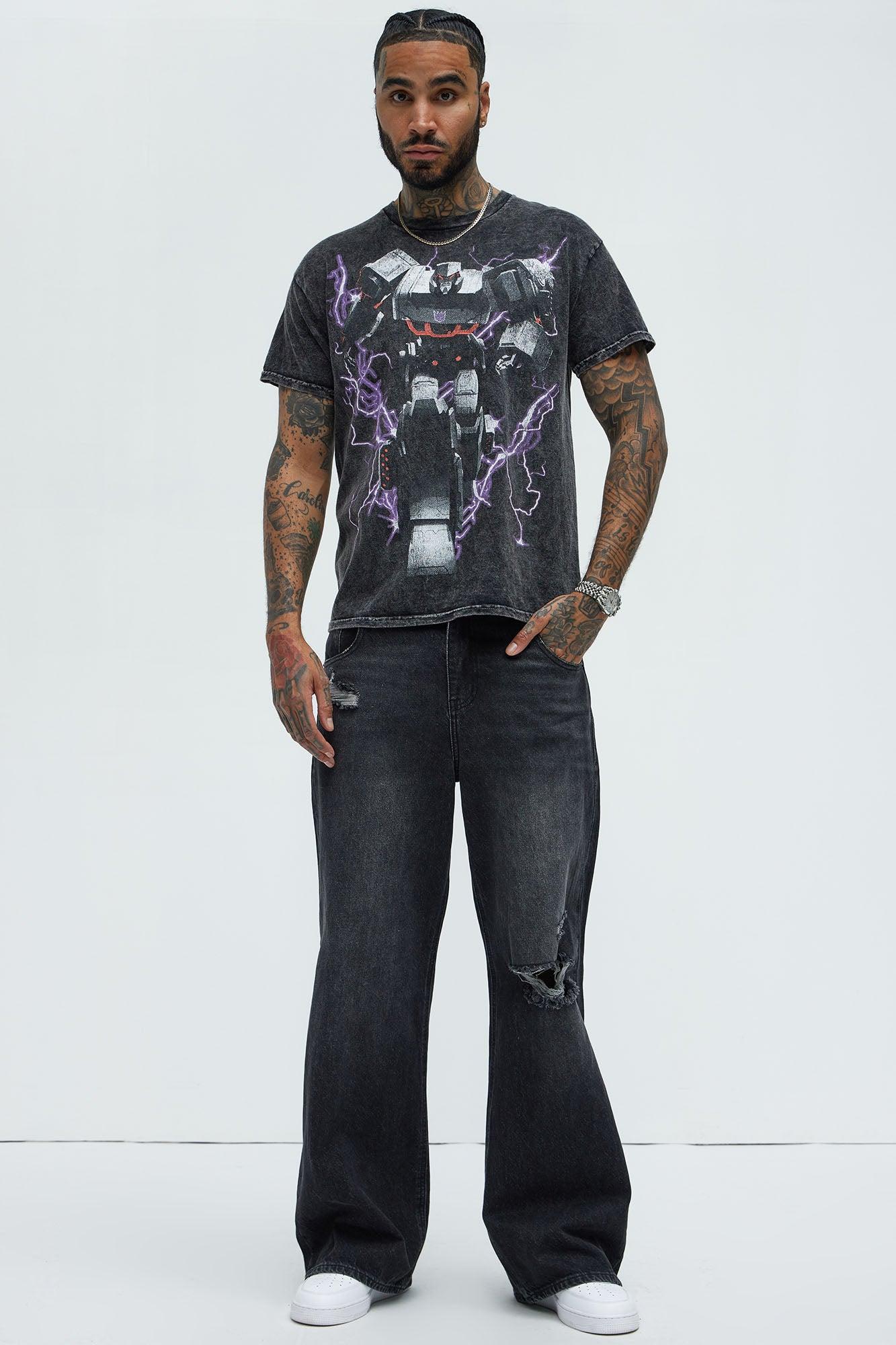 Transformers Decepticons Short Sleeve Tee - Black Wash Product Image