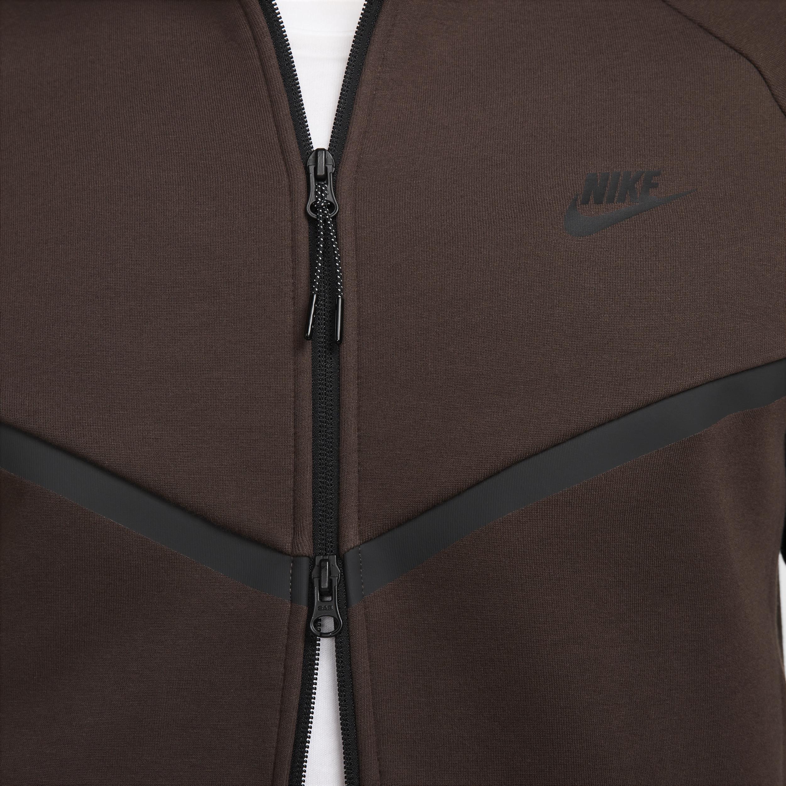 Nike Mens Nike Tech Fleece Full-Zip Windrunner Hoodie - Mens Maroon/Maroon Product Image