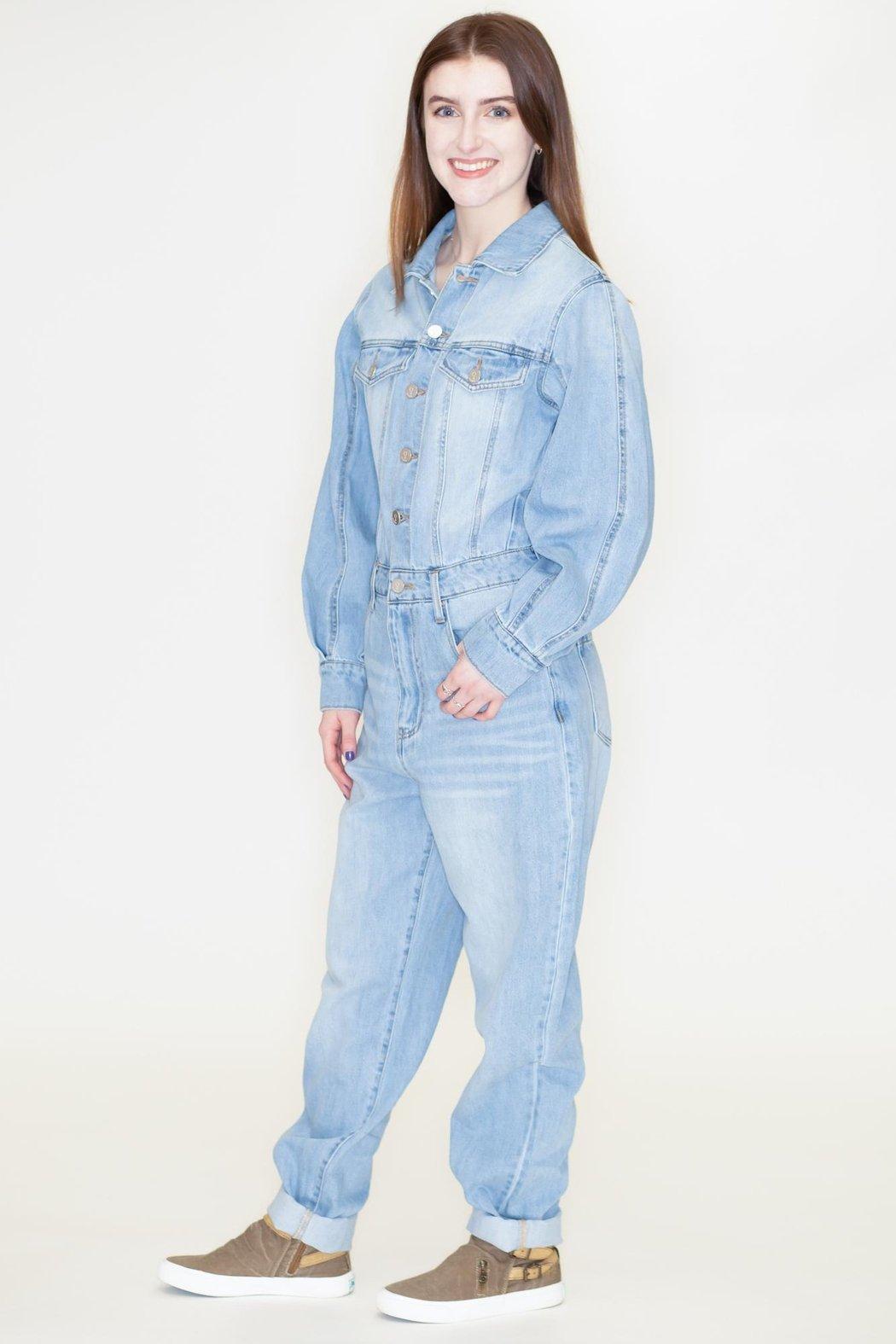 Balloon Sleeve Jumpsuit Product Image