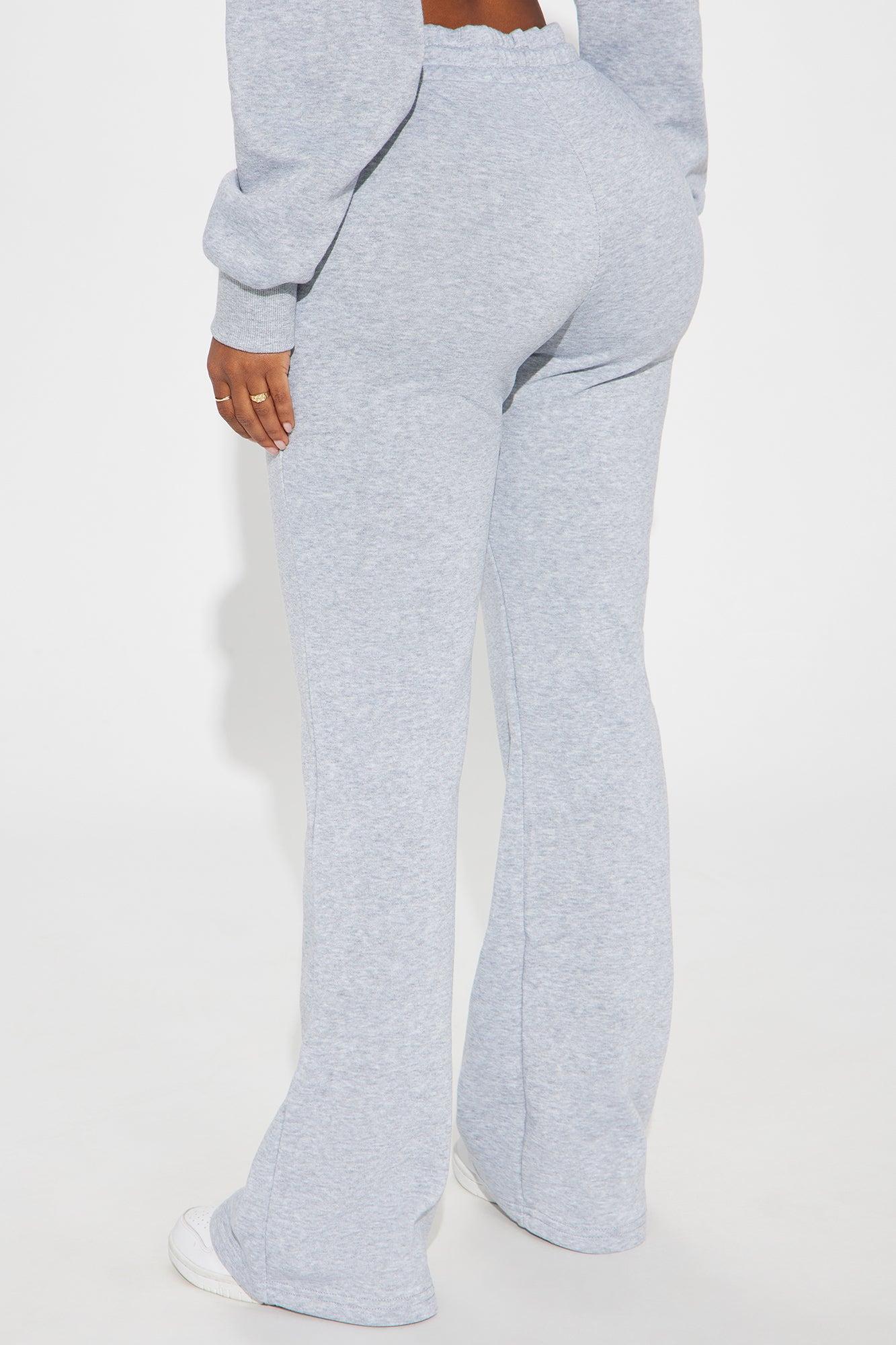 Candice Lounge Flare Pant - Heather Grey Product Image