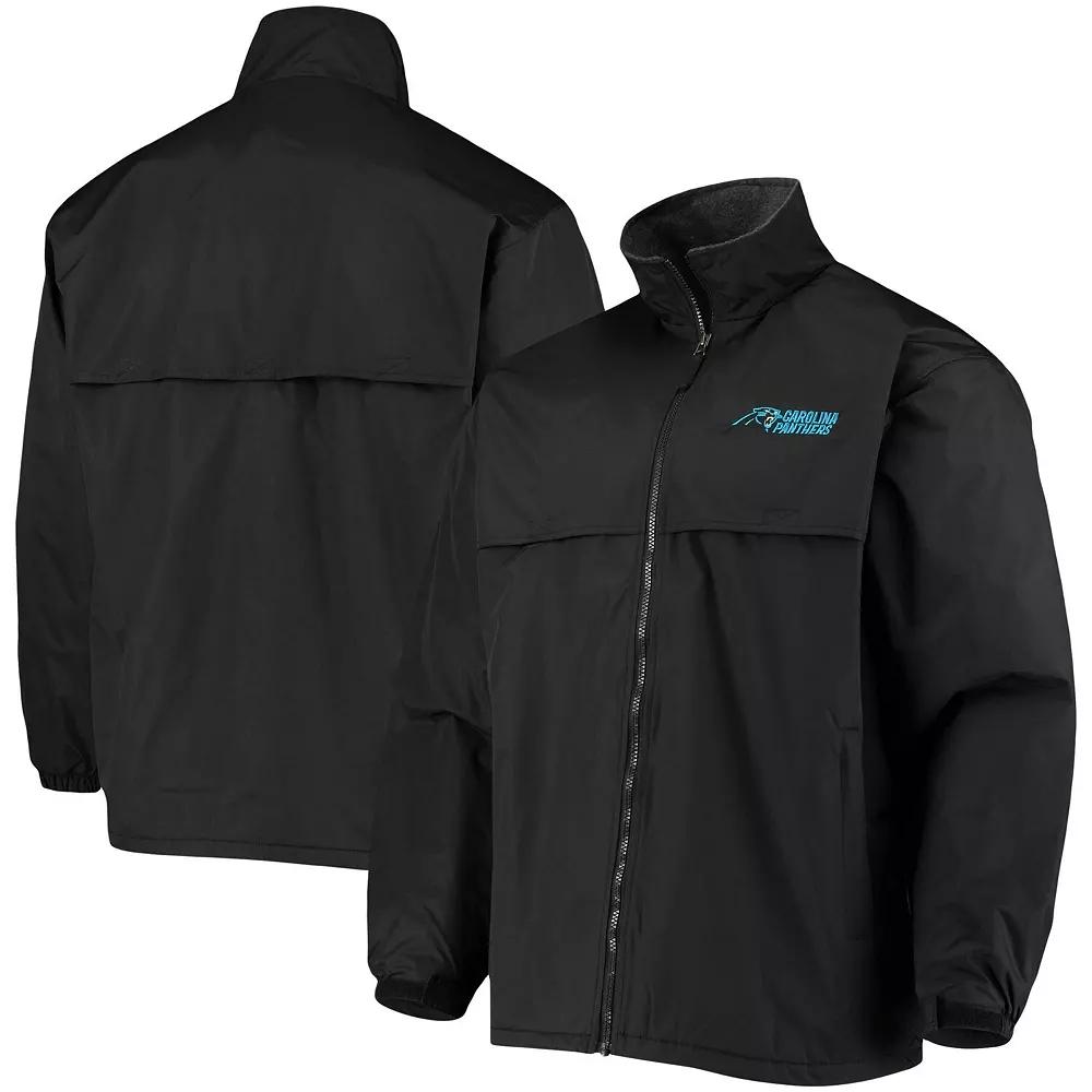 Men's Dunbrooke Black Carolina Panthers Triumph Fleece Full-Zip Jacket,  Product Image