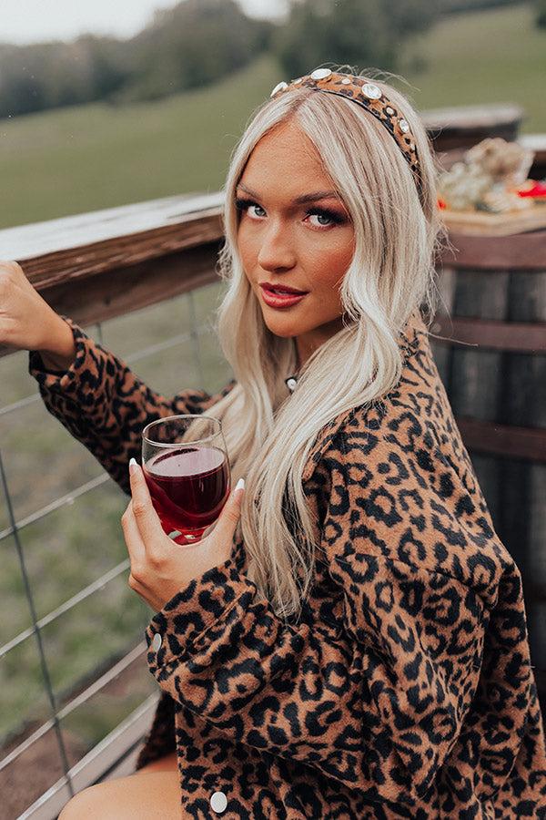 Happy Photos Embellished Leopard Headband Product Image