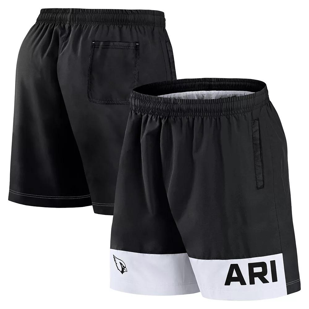 Men's Fanatics Black Arizona Cardinals Elements Shorts,  Product Image