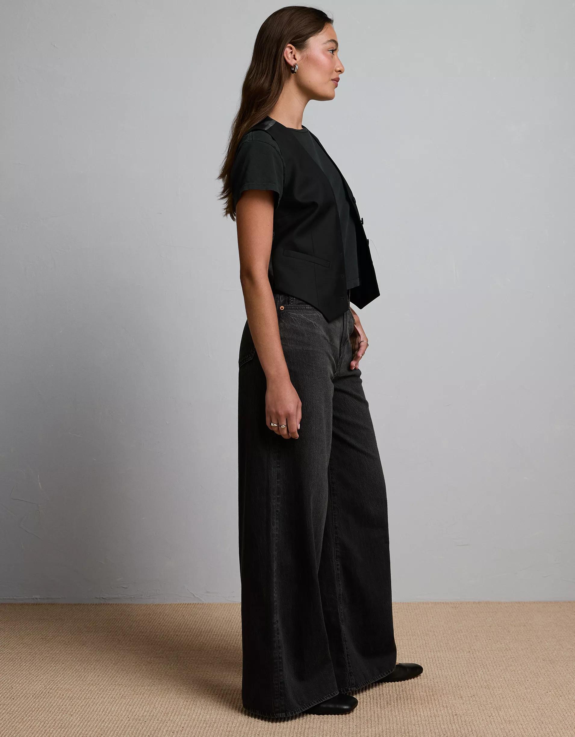 AE77 Premium Wide 5-Pocket Jean Product Image