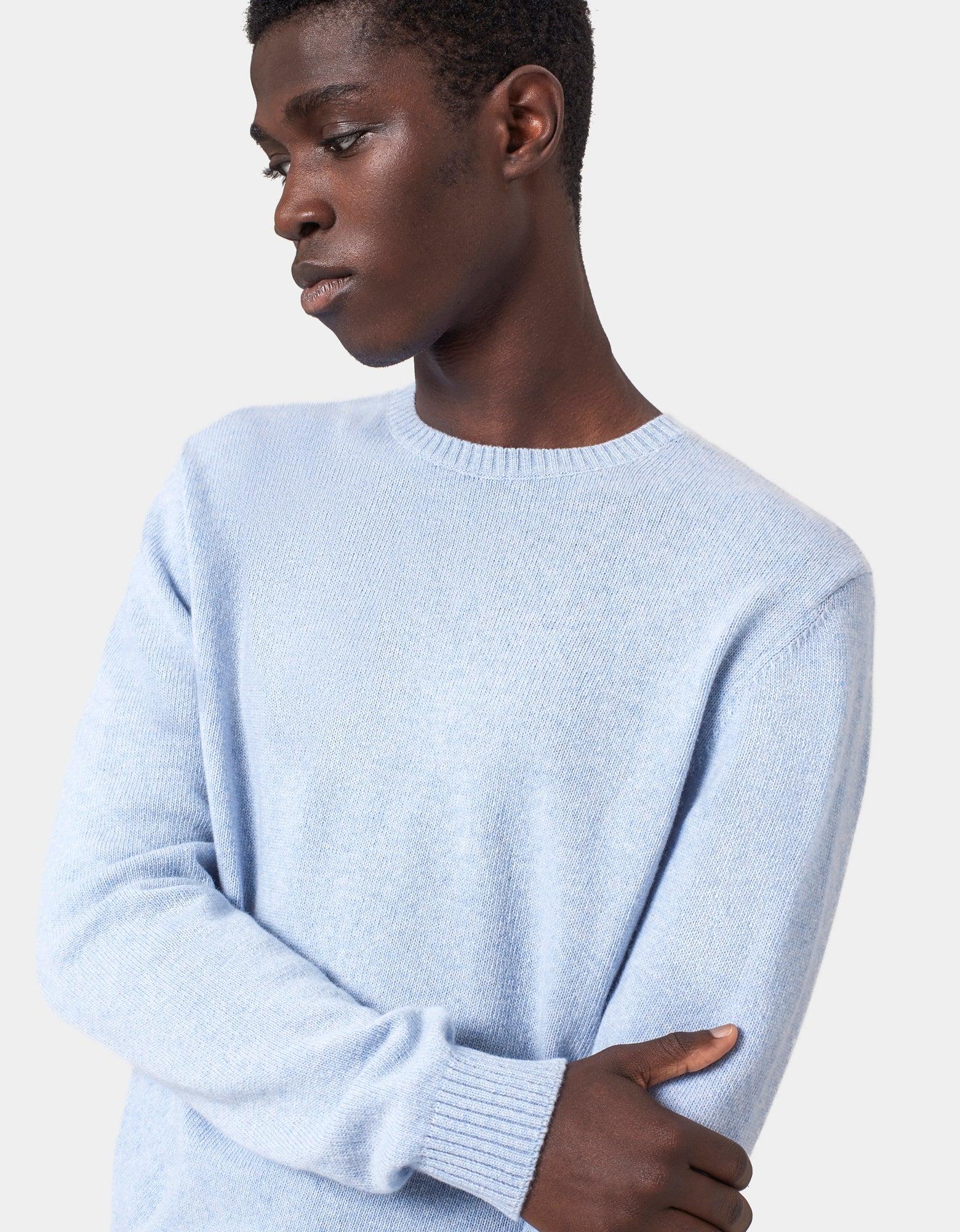 Classic Merino Wool Crew - Warm Taupe Product Image