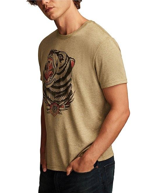 Lucky Brand Tattoo Bear Short Sleeve Graphic T-Shirt Product Image