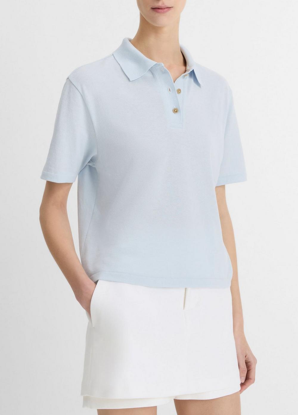 Easy Cotton Polo Shirt Product Image