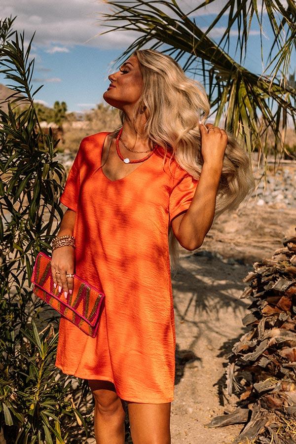 Mezcal Margs Layered Necklace In Tangerine Product Image