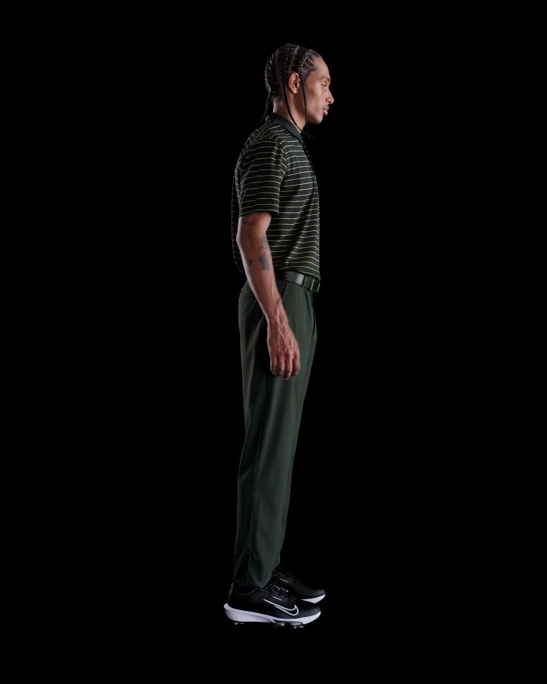 Nike Mens Dri-FIT Victory Striped Golf Polo | DH0829-321 Product Image