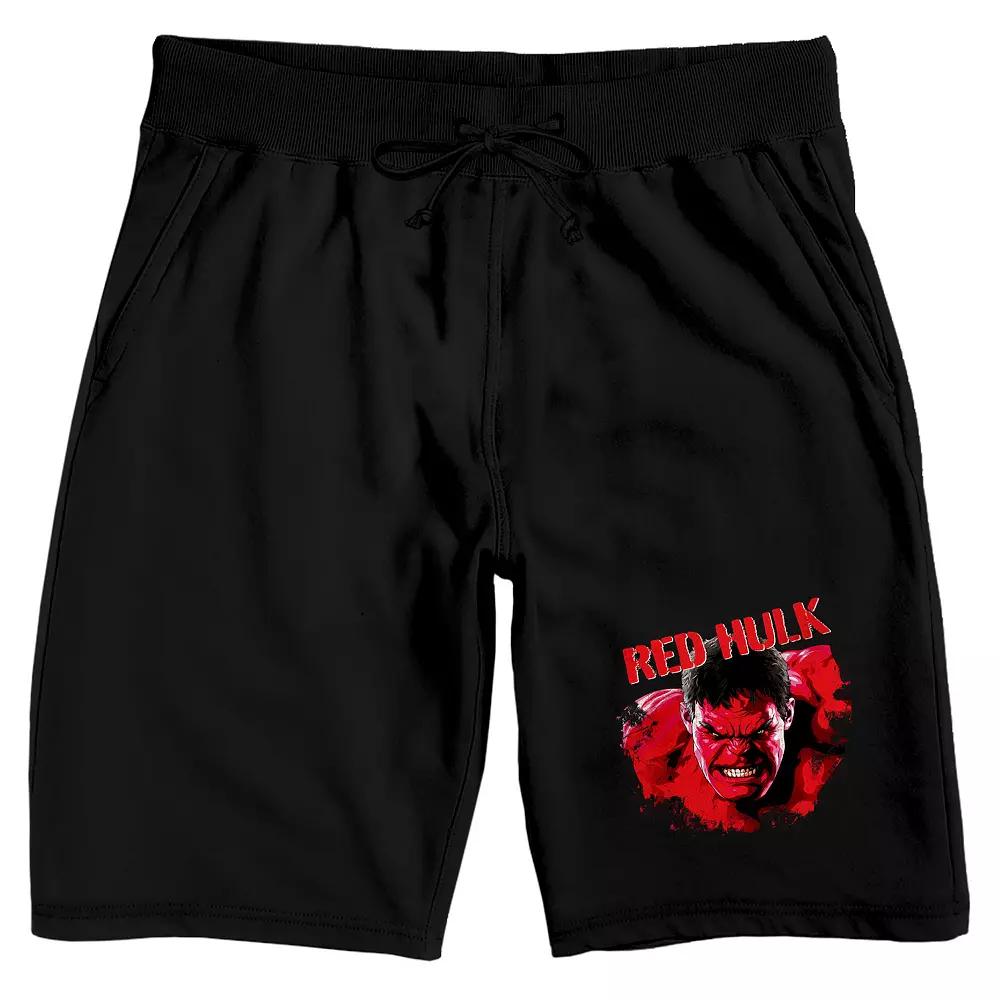 Men's Marvel Captain America New World Red Hulk Pajama Shorts,  Product Image