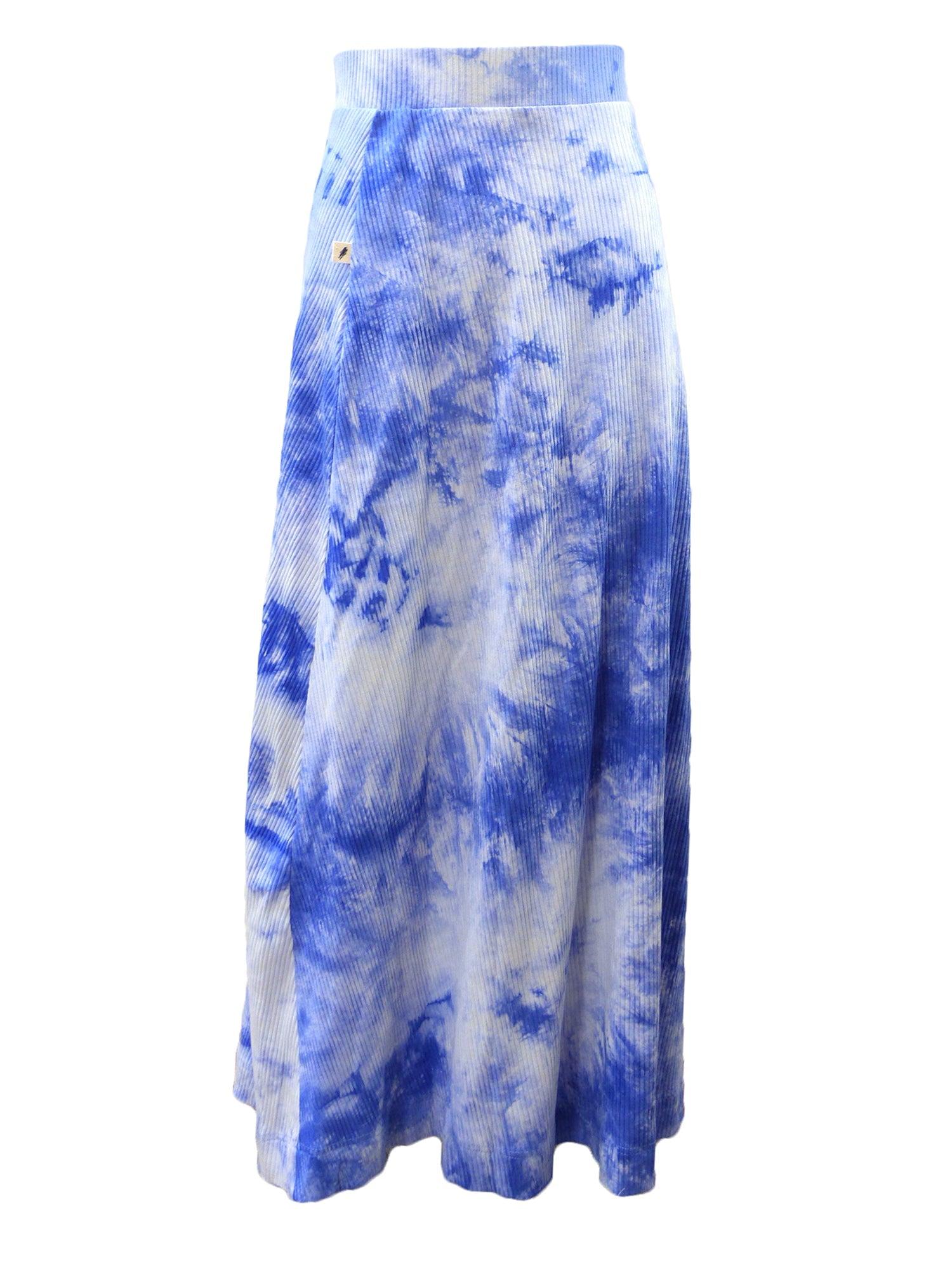 Lilac Tie-Dye Maxi Skirt Product Image