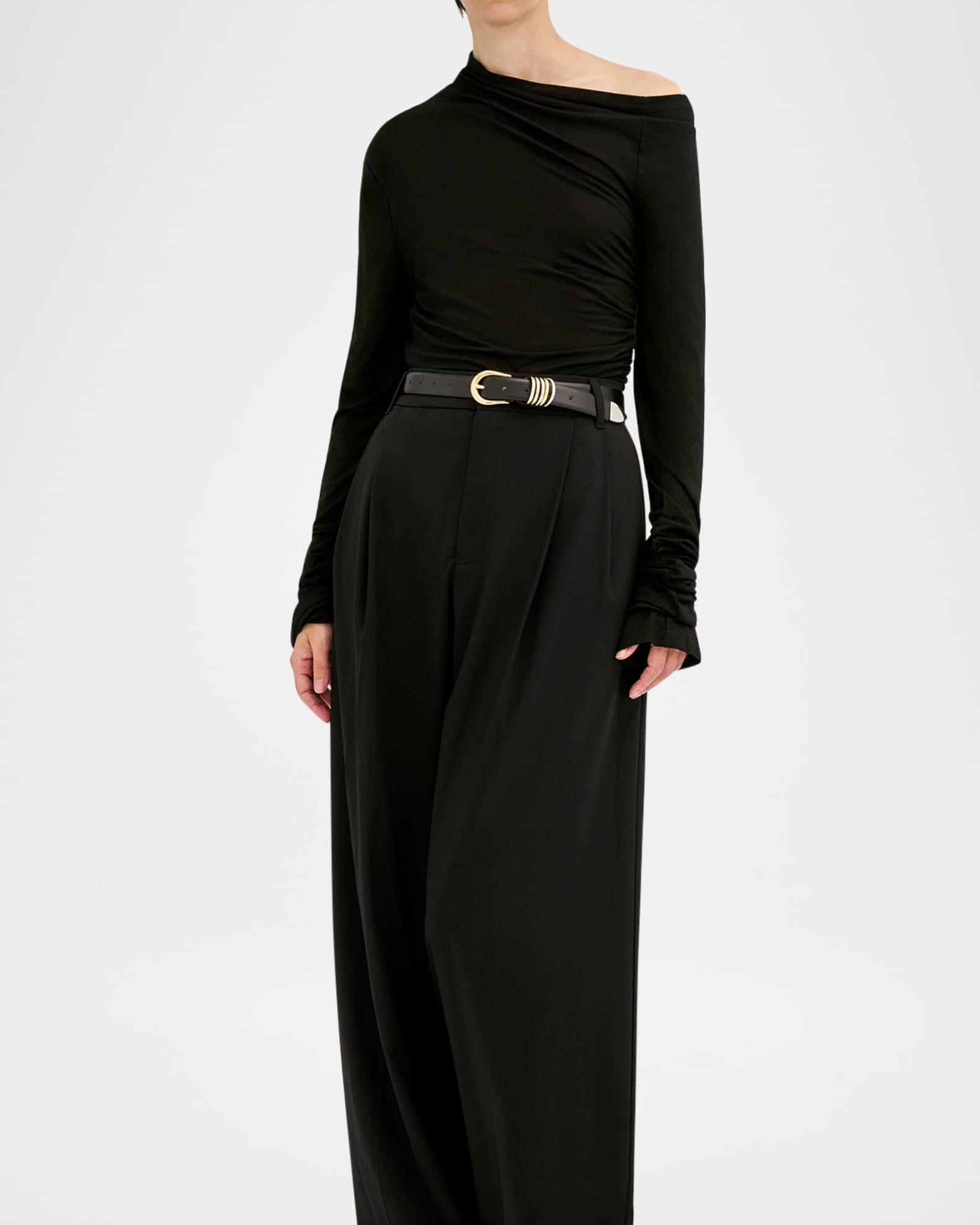 Hollyhock Mix Metal Leather Belt Product Image