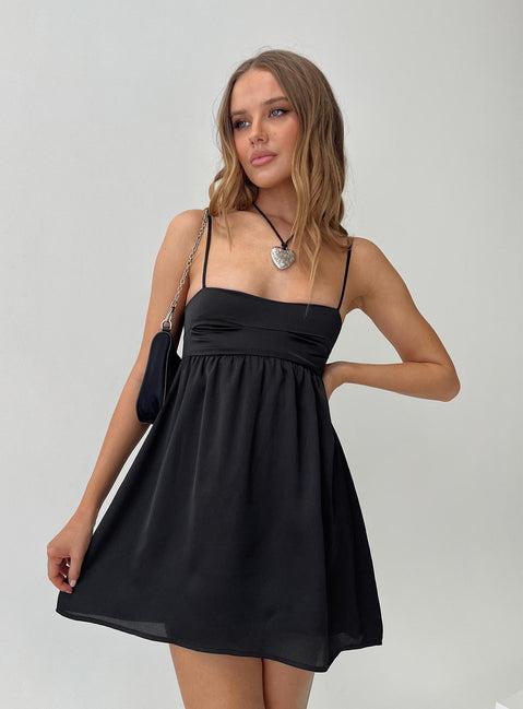 Ortega Mini Dress Black Product Image