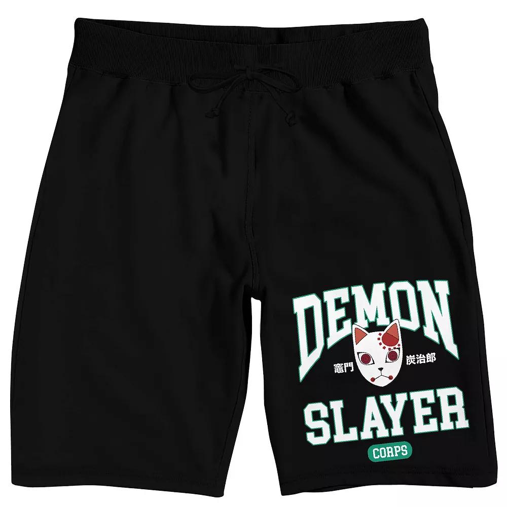 Men's Demon Slayer Fox Pajama Shorts,  Product Image