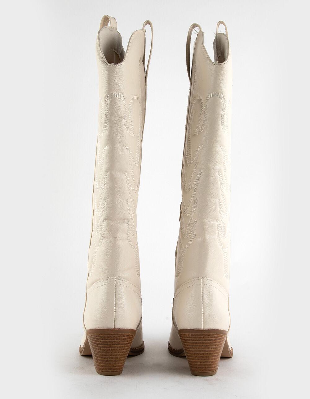 COCONUTS by Matisse Dixie Womens Tall Western Boots - WHITE Product Image