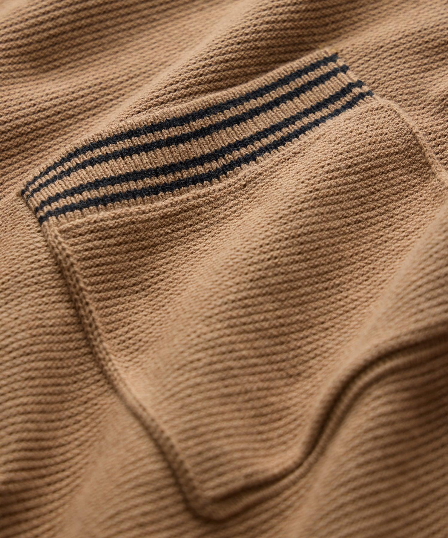 Tipped Waffle Sweater Polo Product Image