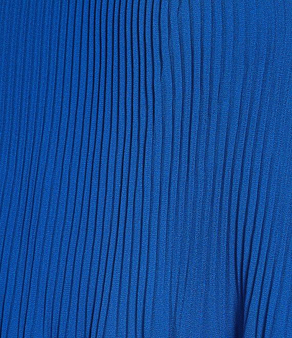 MICHAEL Michael Kors Crepe Pleated Off-the-Shoulder Blouse Product Image