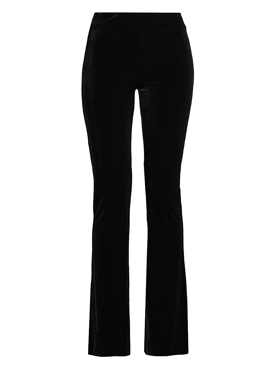 Womens Bellini Velvet Flared Pants Product Image