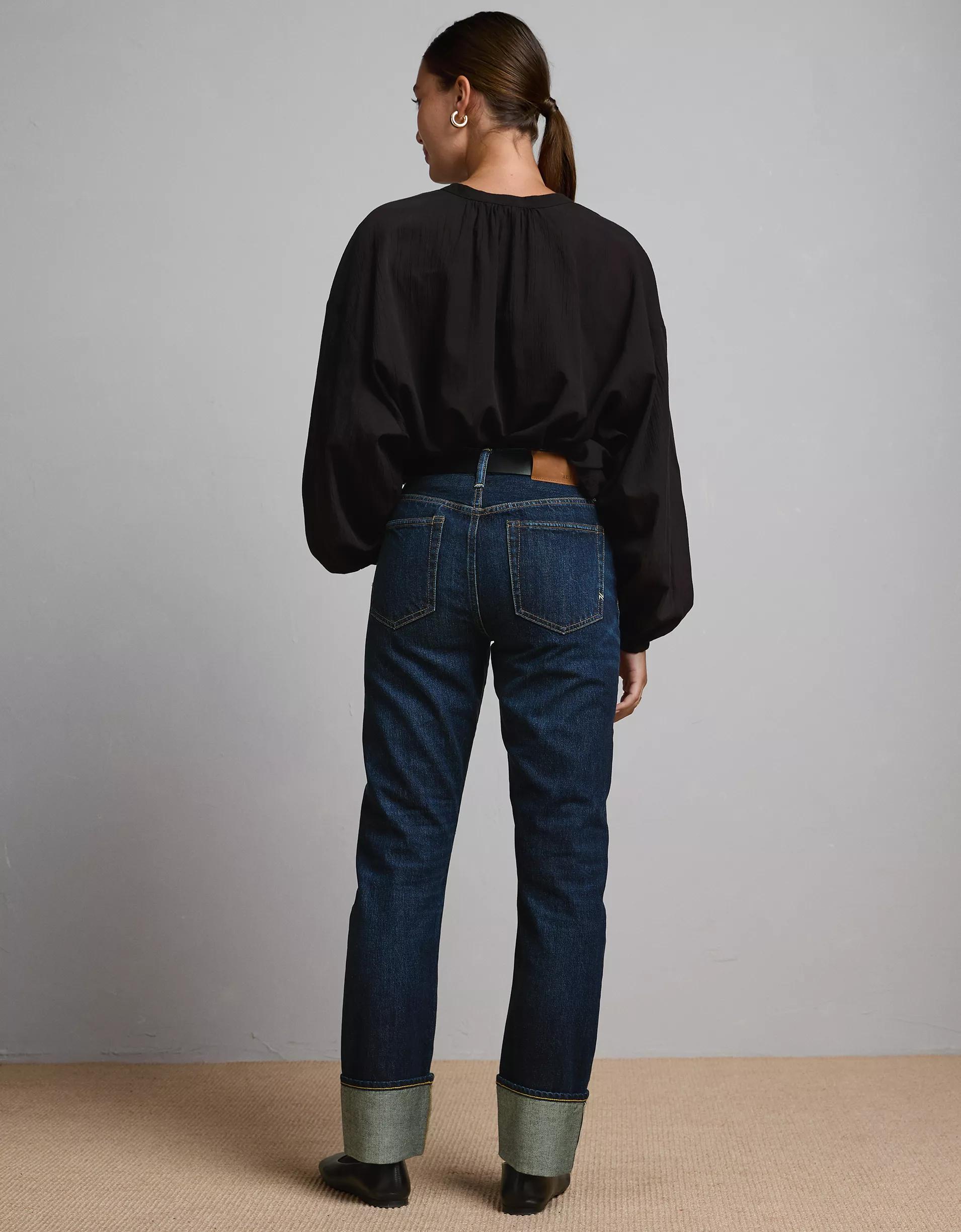 AE77 Premium Vintage Straight Jean Product Image