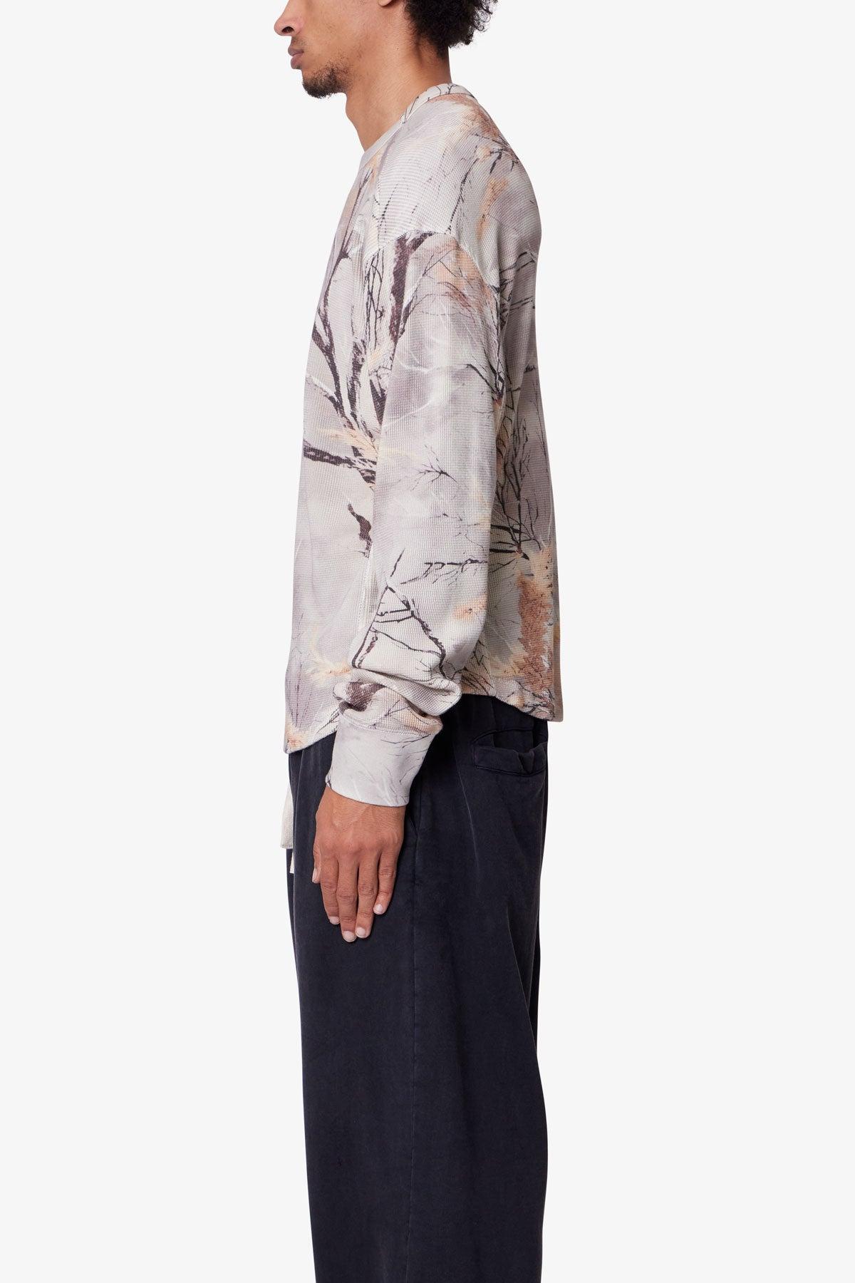 Washed Thermal L/S Tee - Snow Camo Product Image