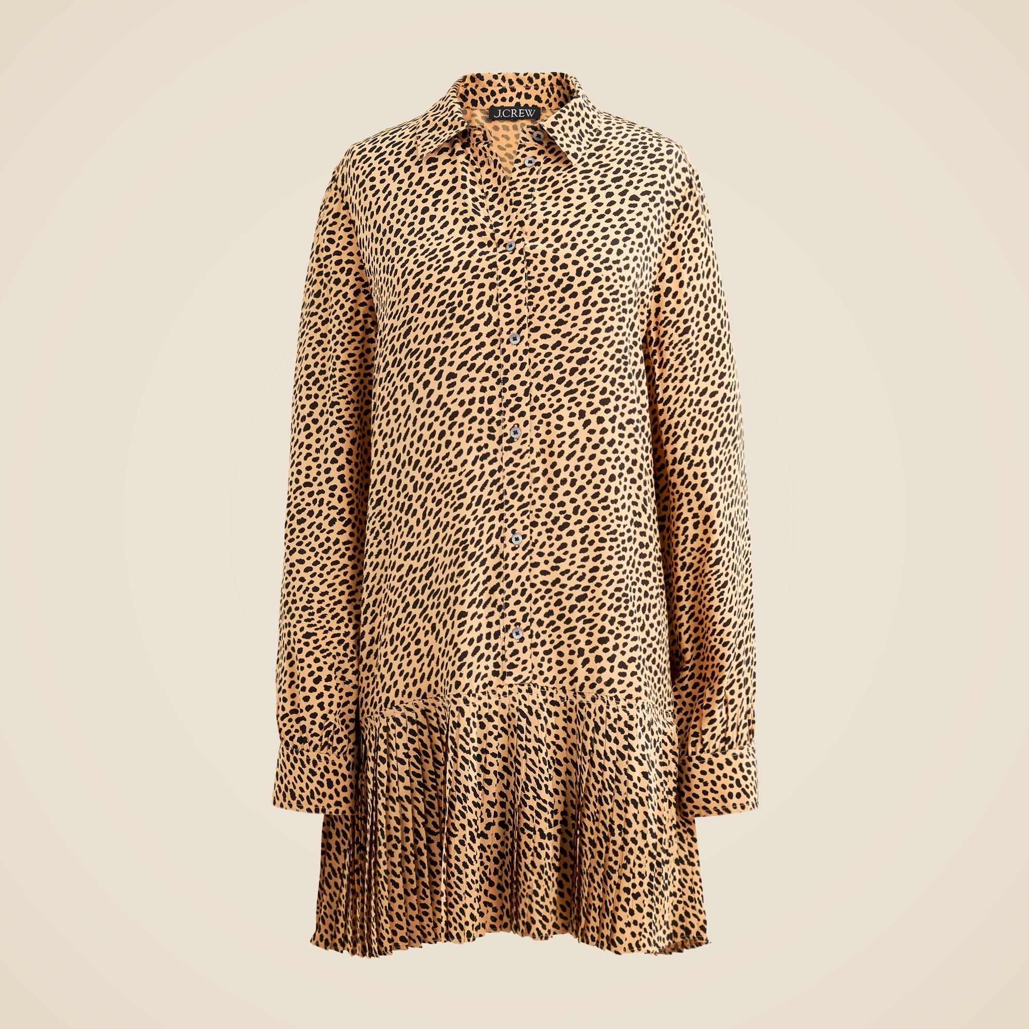 New Amelia shirtdress in leopard print Product Image
