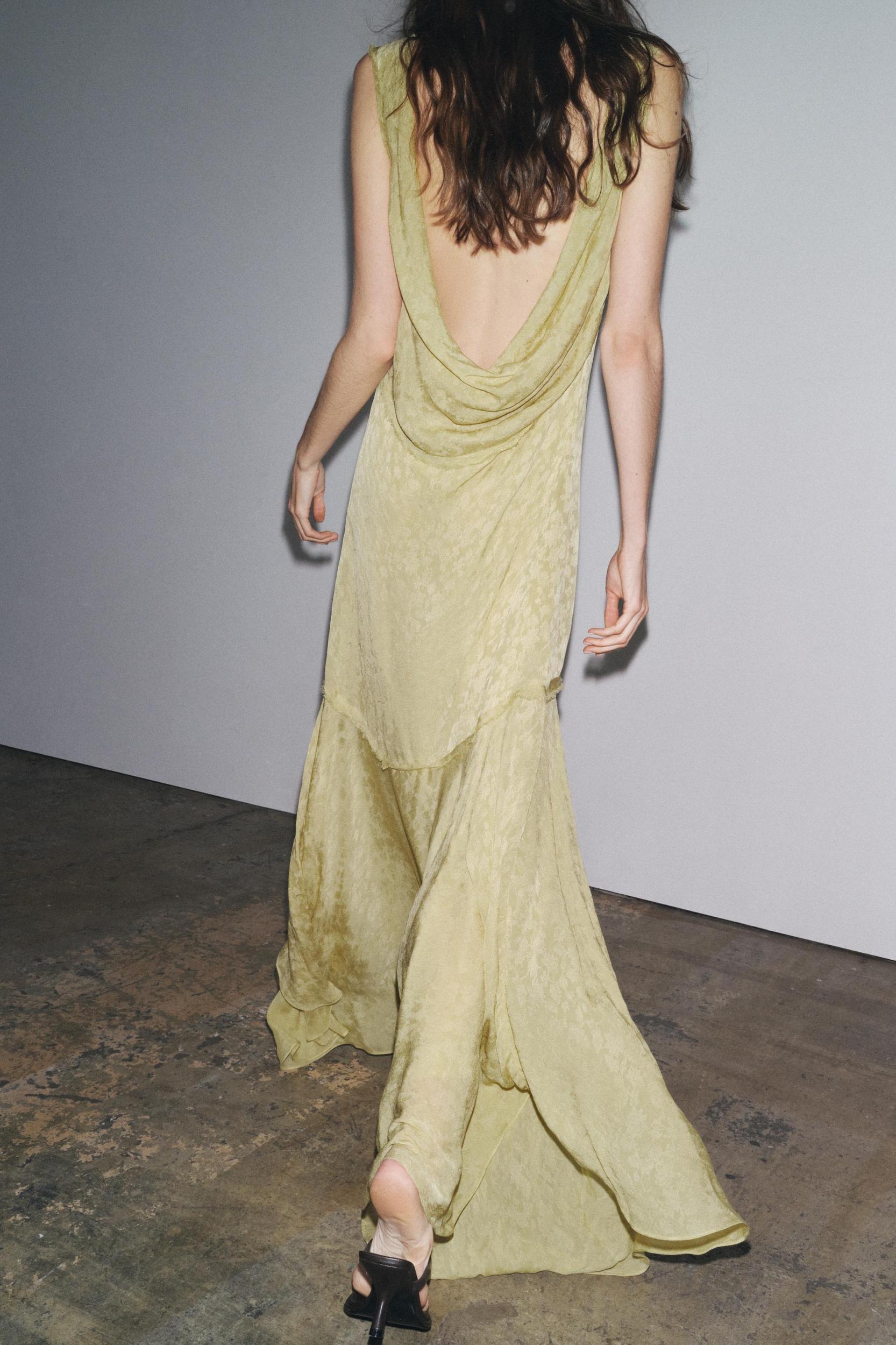 JACQUARD LONG DRESS ZW COLLECTION Product Image