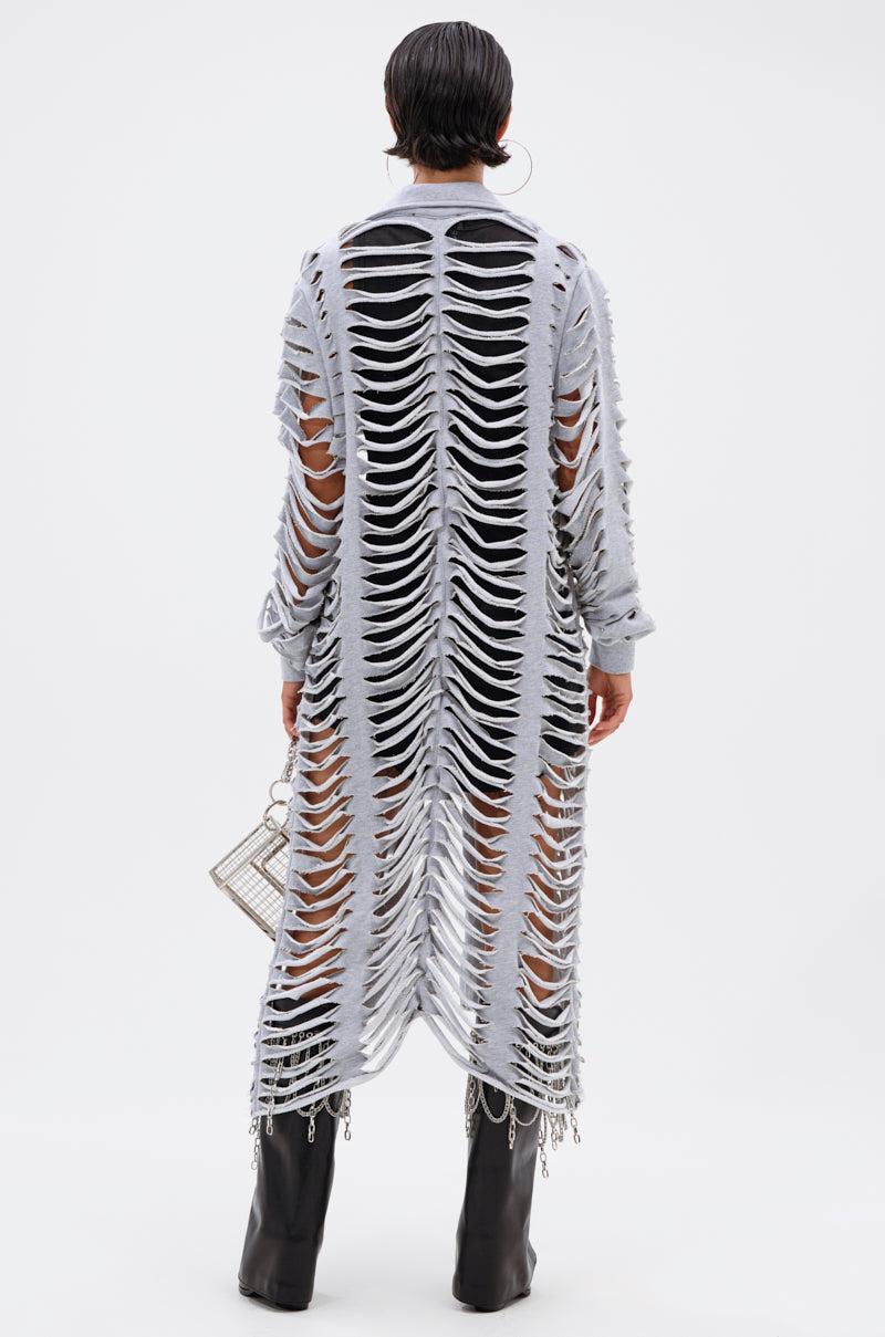 CUT IT OUT FRENCH TERRY TRENCH Product Image