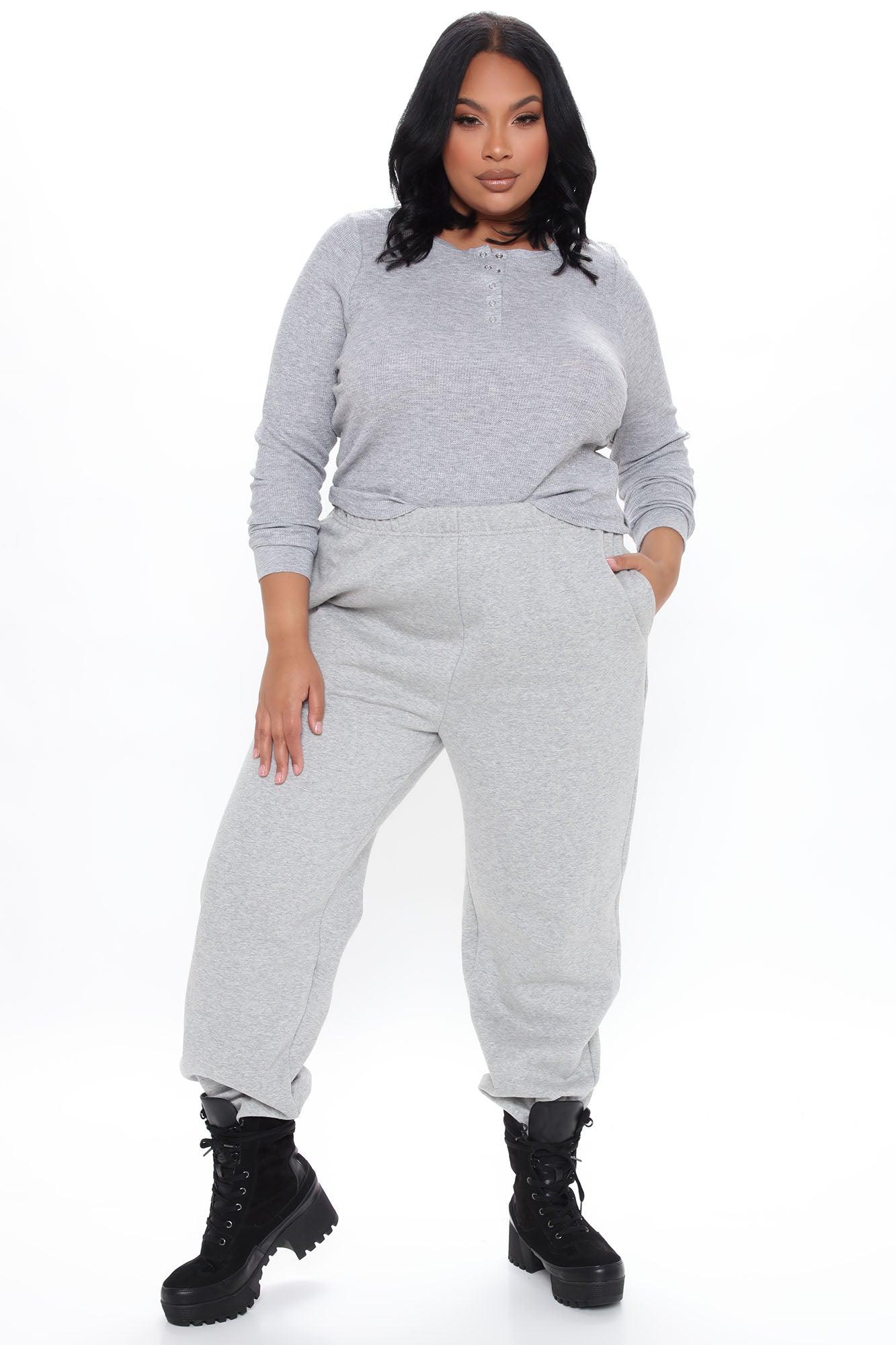 My Favorite Henley Top - HeatherGrey Product Image