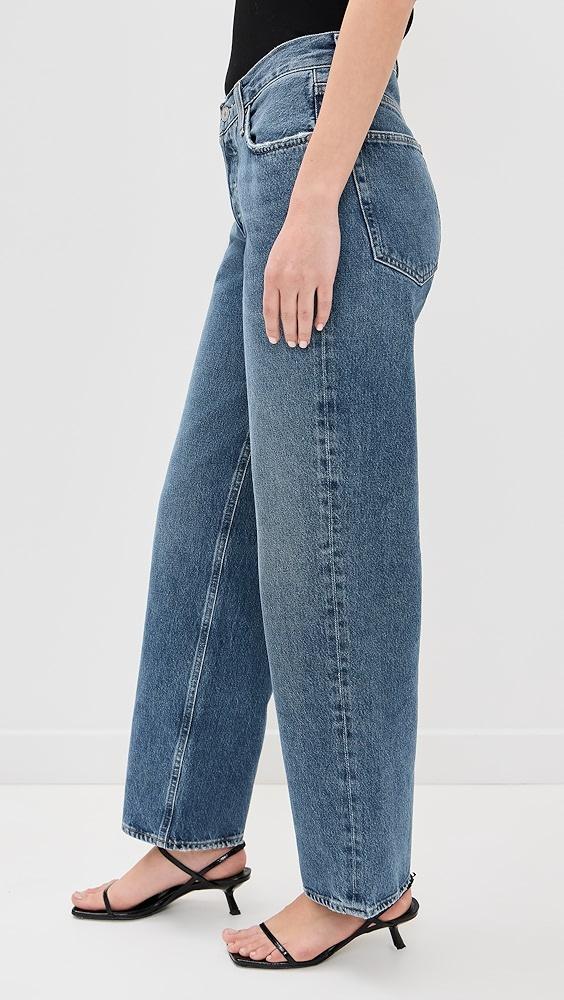 AGOLDE V Waist Baggy Jeans | Shopbop Product Image