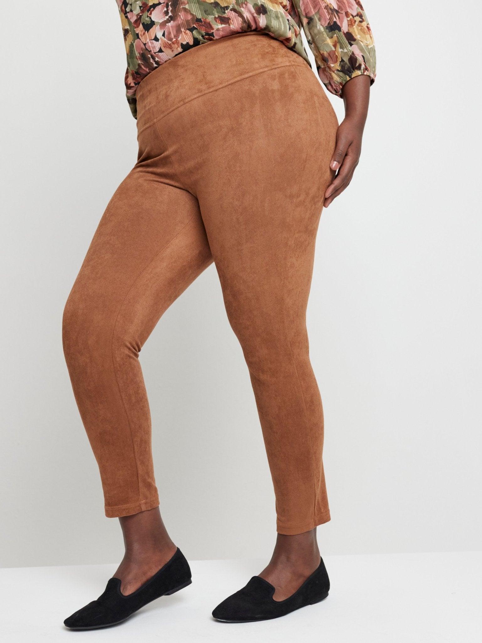 Roz & Ali Tummy Control Faux Suede - Plus Product Image