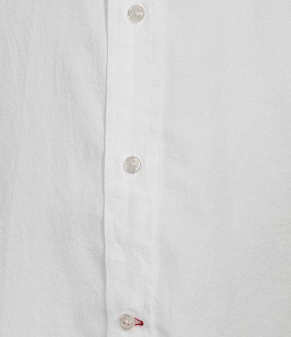 Cremieux Blue Label Solid Oxford Short Sleeve Woven Shirt Product Image