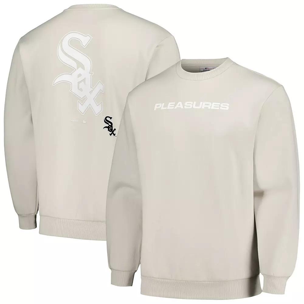 Men's PLEASURES Gray Chicago White Sox Ballpark Pullover Sweatshirt,  Product Image