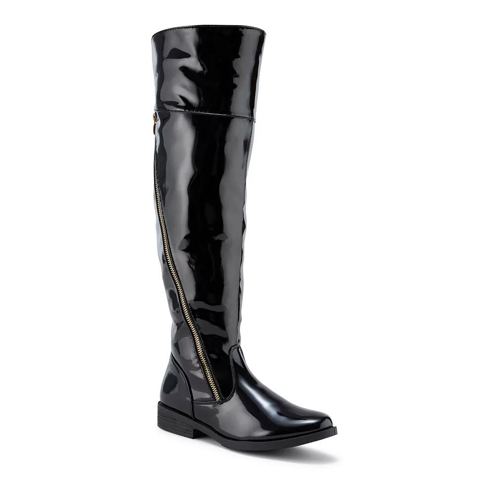Henry Ferrera Marsala Belt Womens Chelsea Rain Boots Product Image