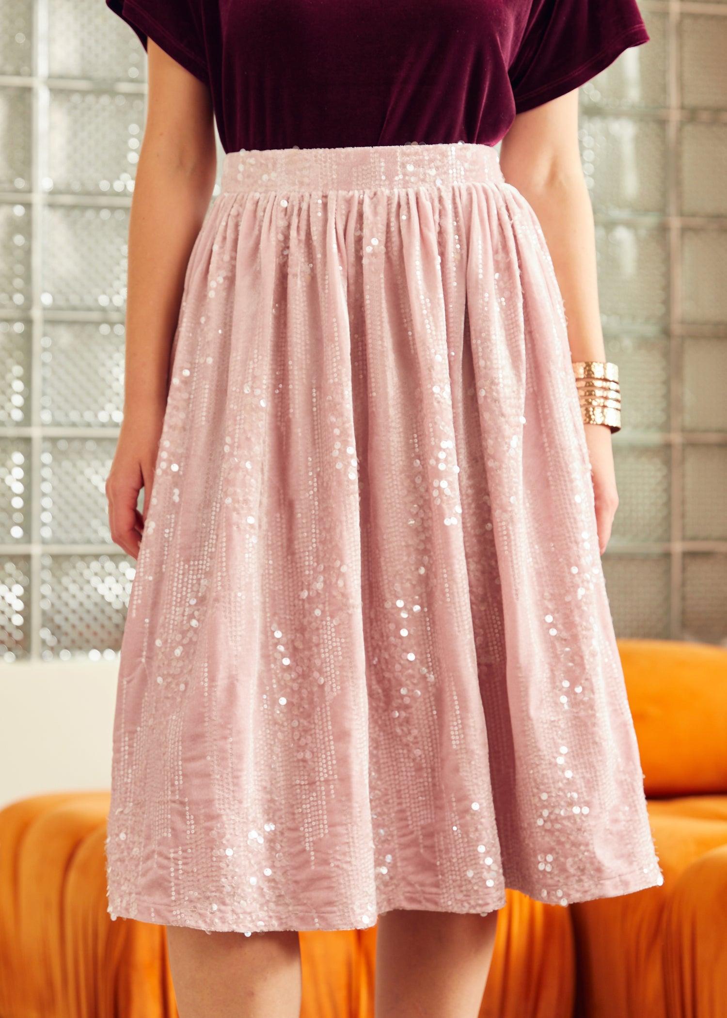 Blush of Dawn Dirndl Skirt Product Image