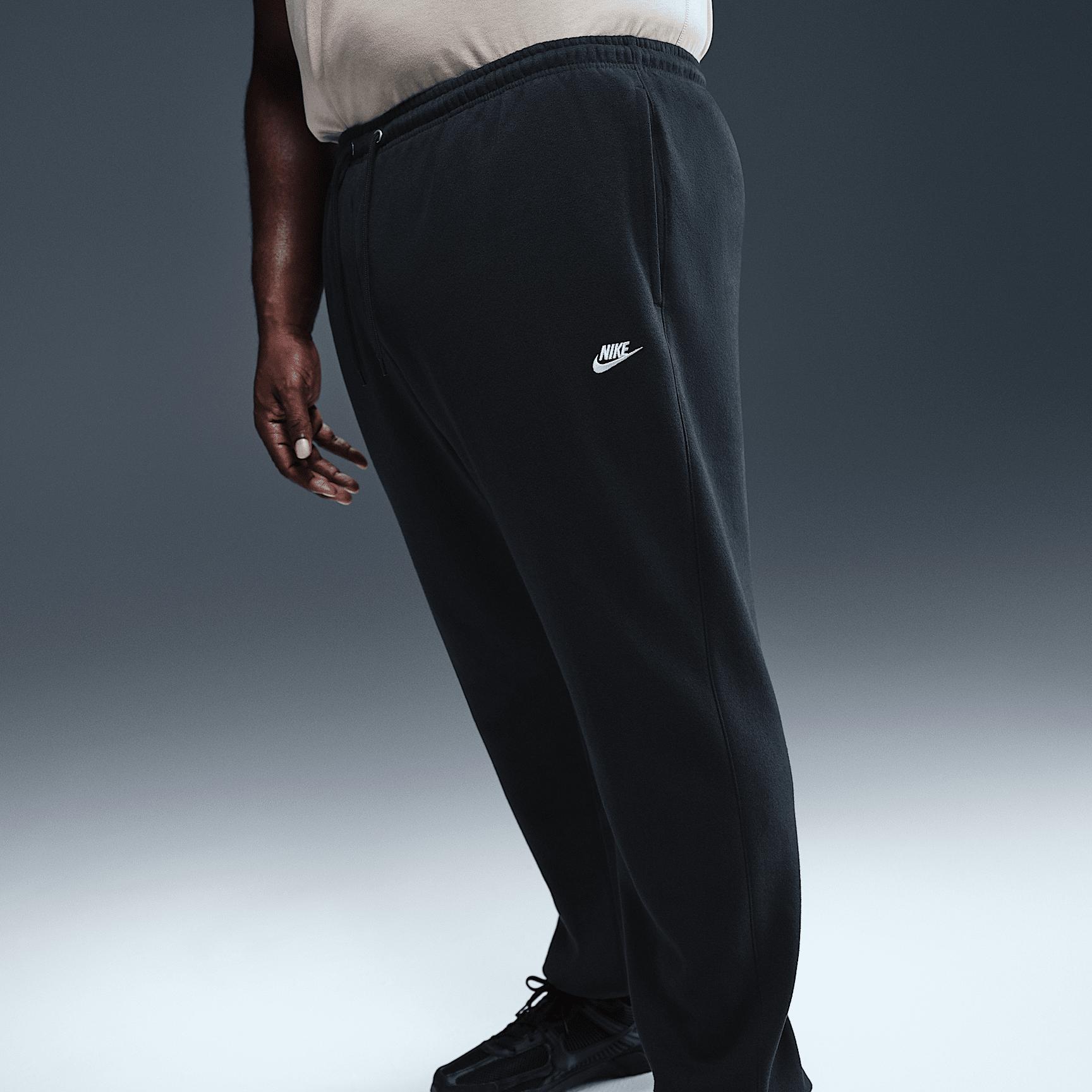 Nike Mens Club Cuffed Brushed Fleece Pants | FN3808-010 Product Image
