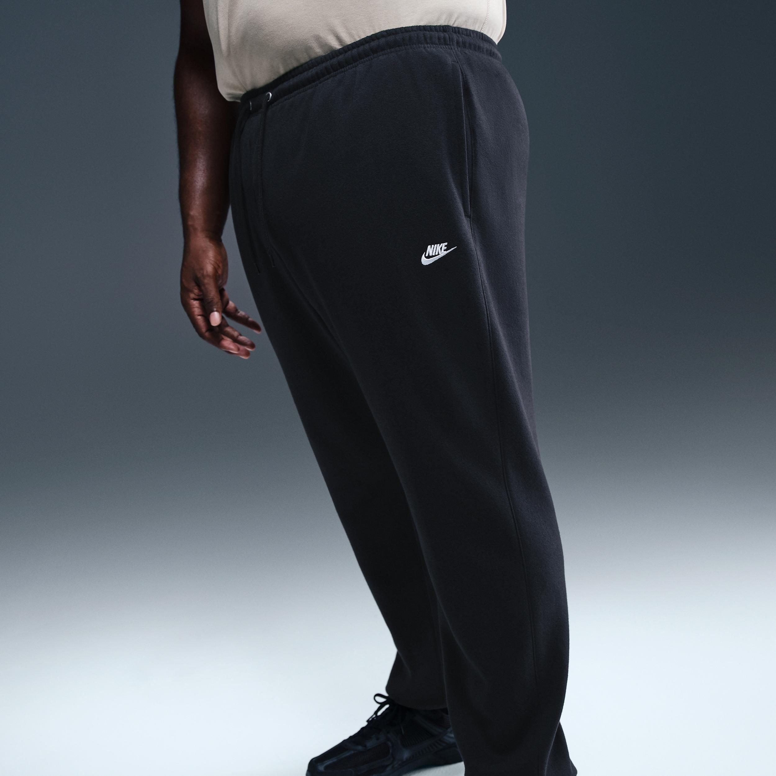 Nike Mens Club Cuffed Brushed Fleece Pants | FN3808-010 Product Image