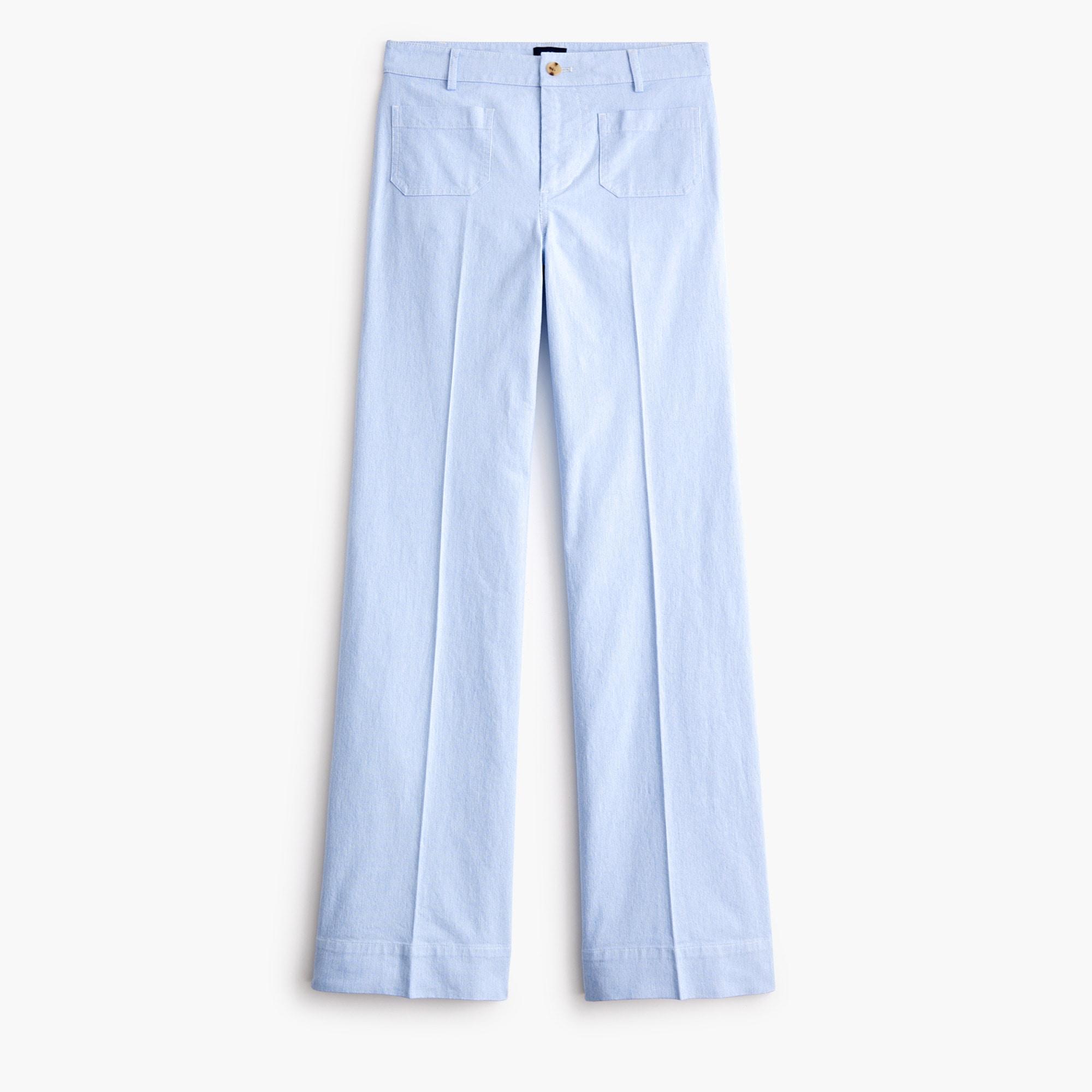 Lizzie high-rise patch-pocket wide-leg pant Product Image