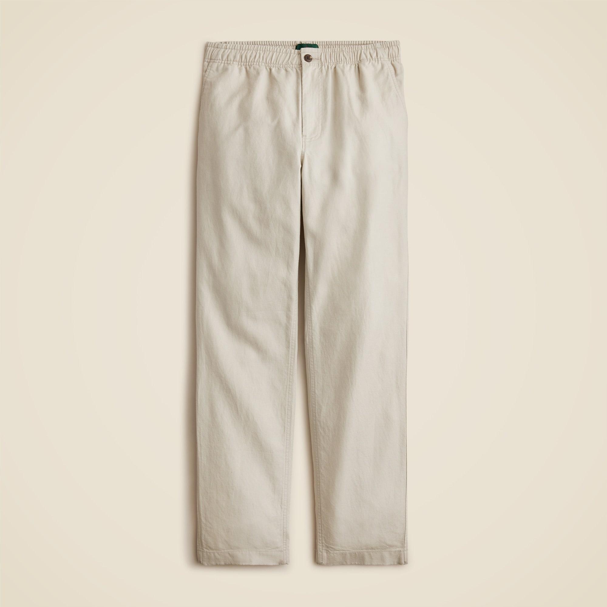 Pier pant in cotton-linen blend canvas Product Image