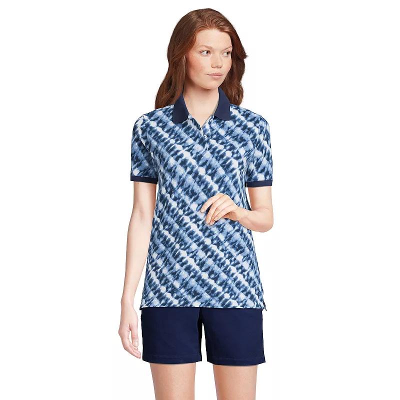 Women's Lands' End Mesh Polo Shirt,  Product Image