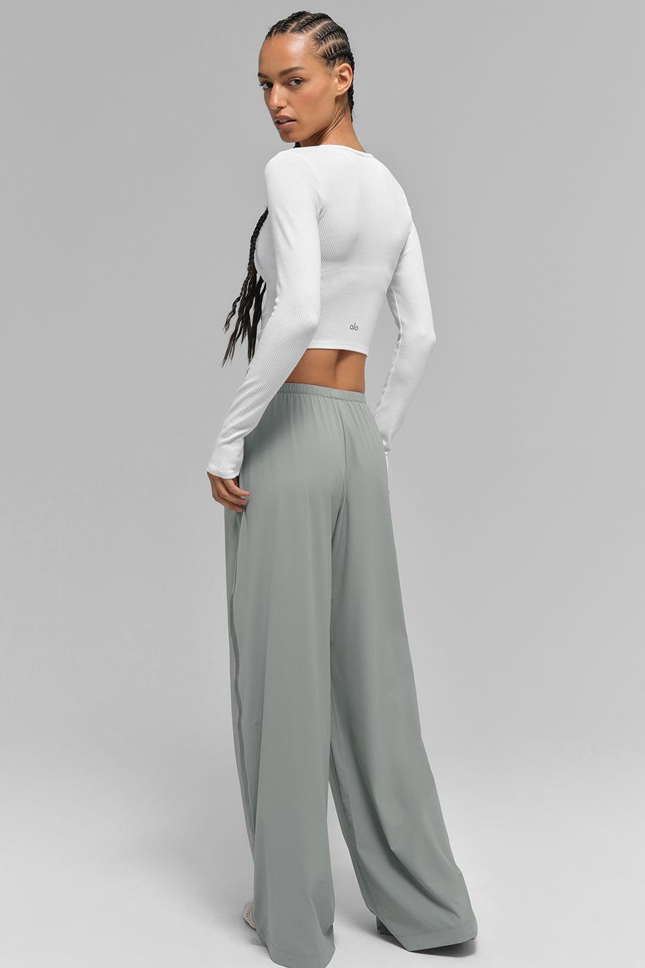 Breezy Wide Leg Pant (Long) - Lunar Grey Product Image