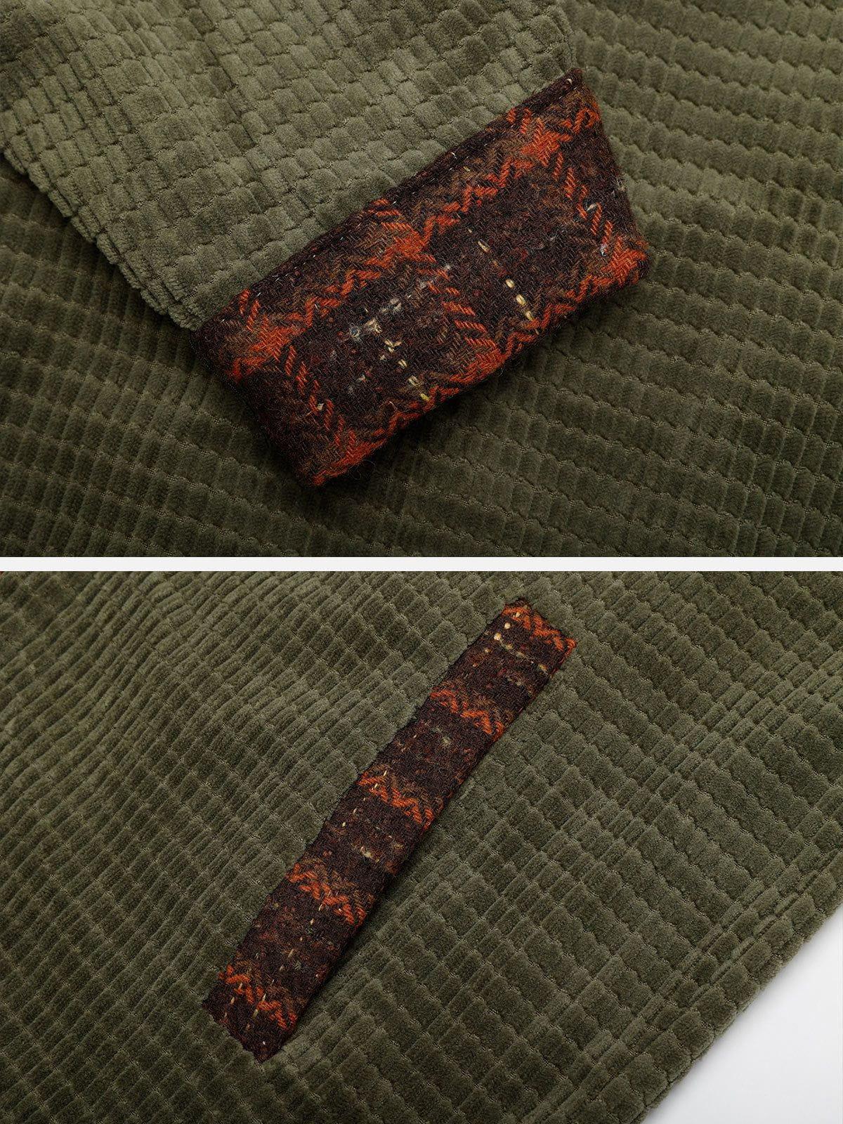 Aelfric Eden Corduroy Plaid Jacket Product Image