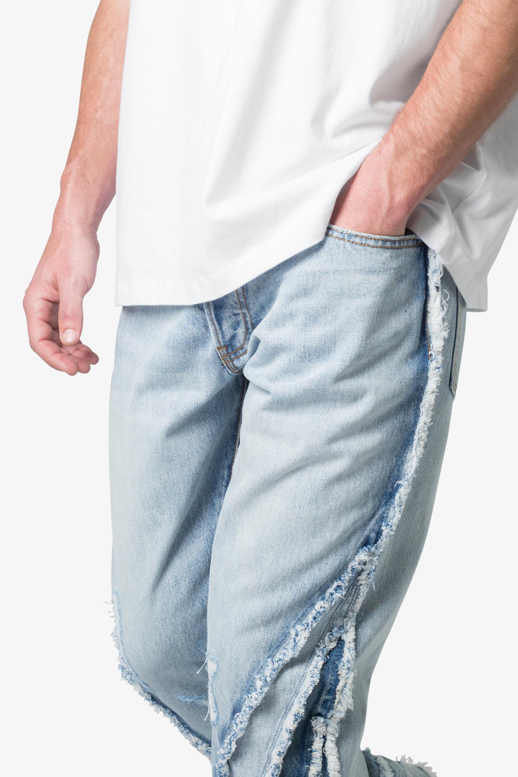 B373 Patch Flare Denim - Light Blue Product Image