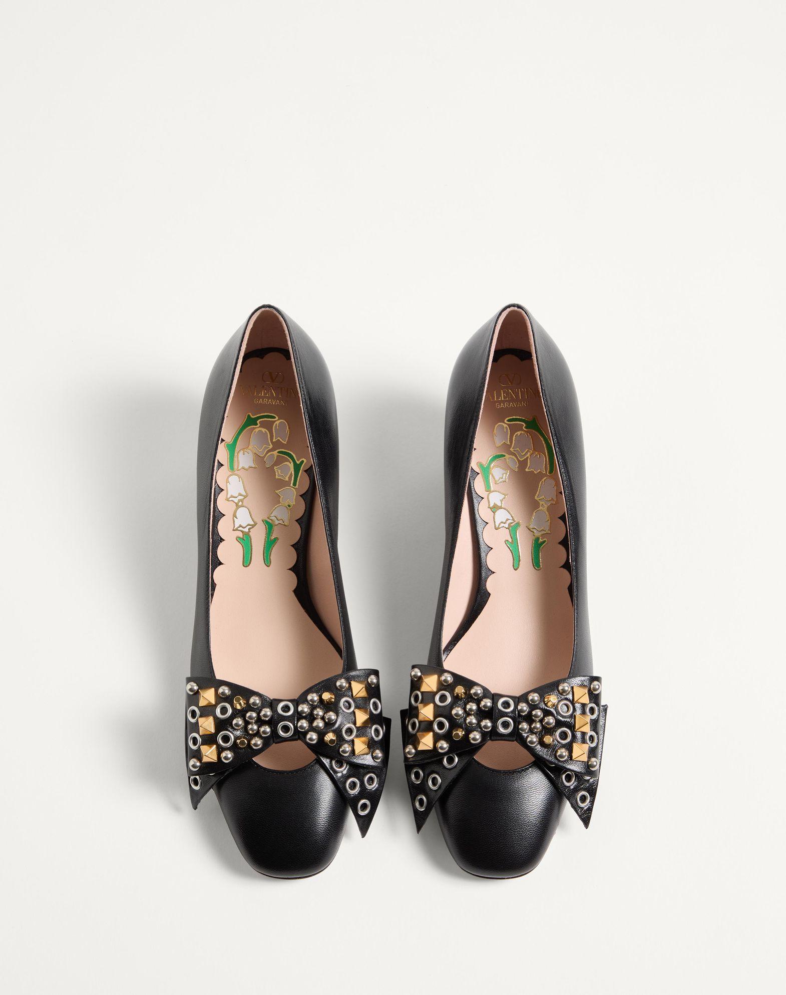 Bowow Pump In Kidskin With Studs 45Mm Product Image