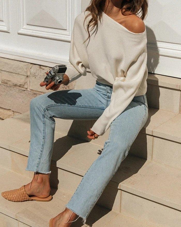 Multi-wear Knitted Sweater Product Image