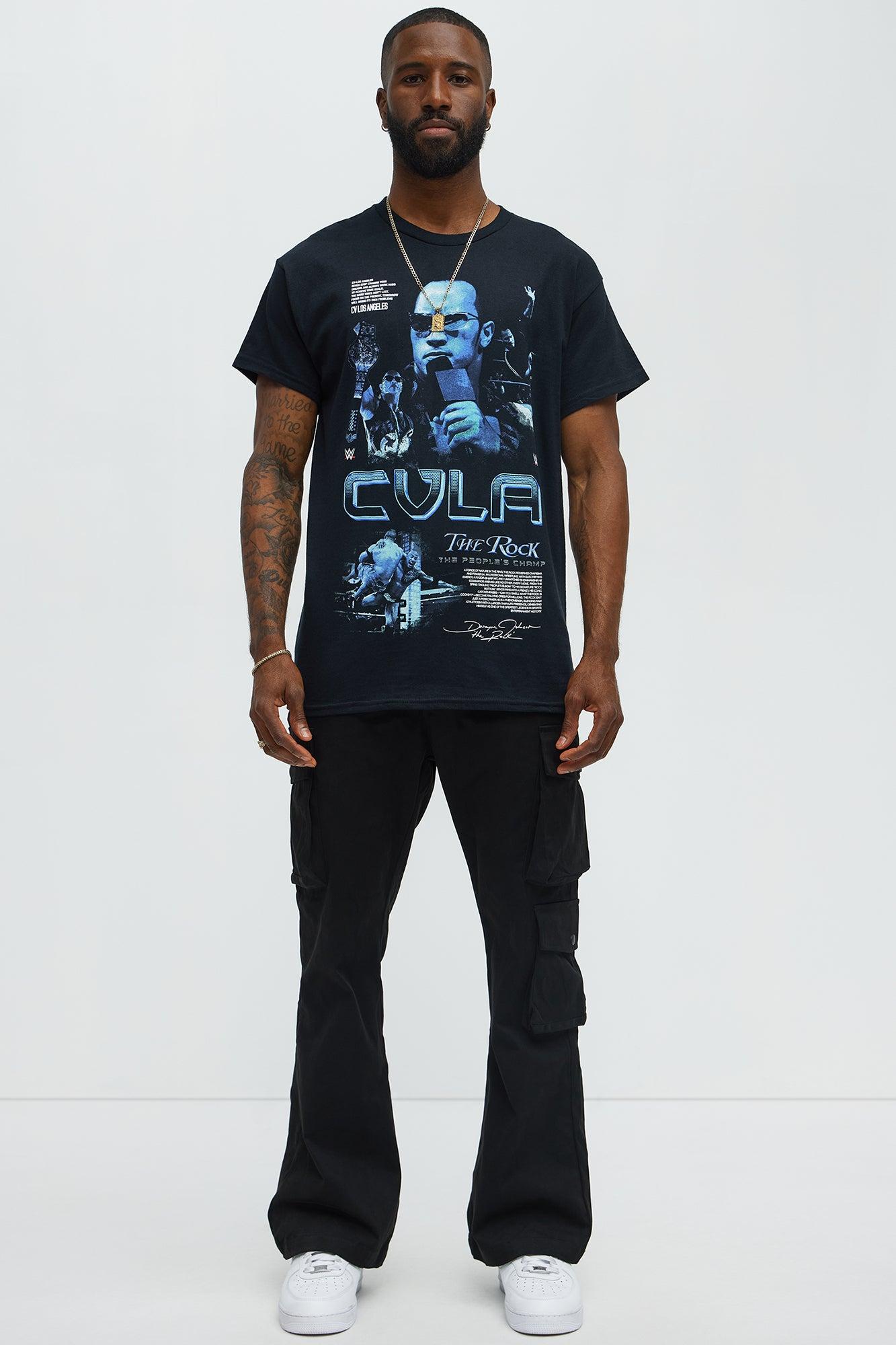 The Rock The People's Champ Short Sleeve Tee - Black Male Product Image