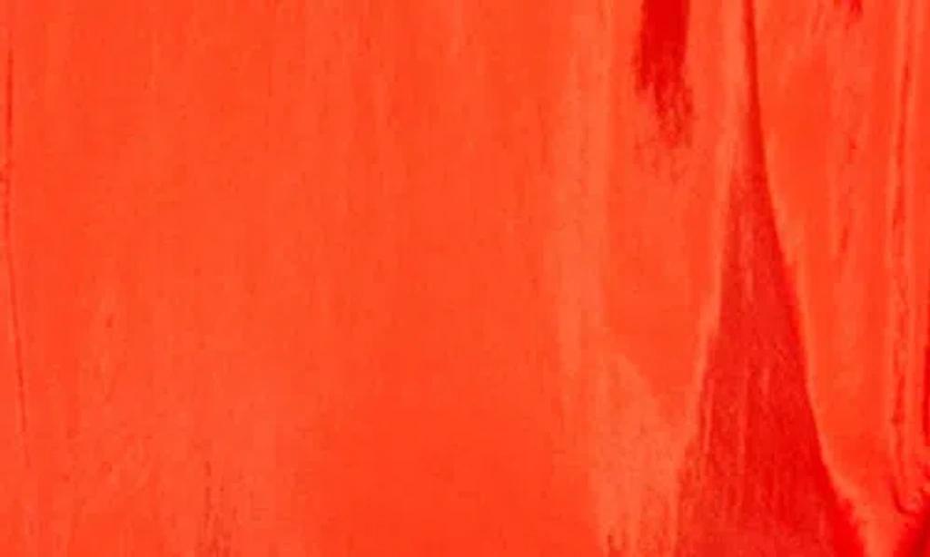 CINQ À SEPT Daliah Belted Balloon-sleeve Midi Dress In Red Product Image
