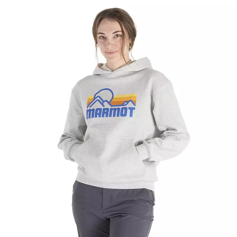 Women's Marmot Coastal Fleece Pullover Hoodie, Size: Small, Grey Product Image