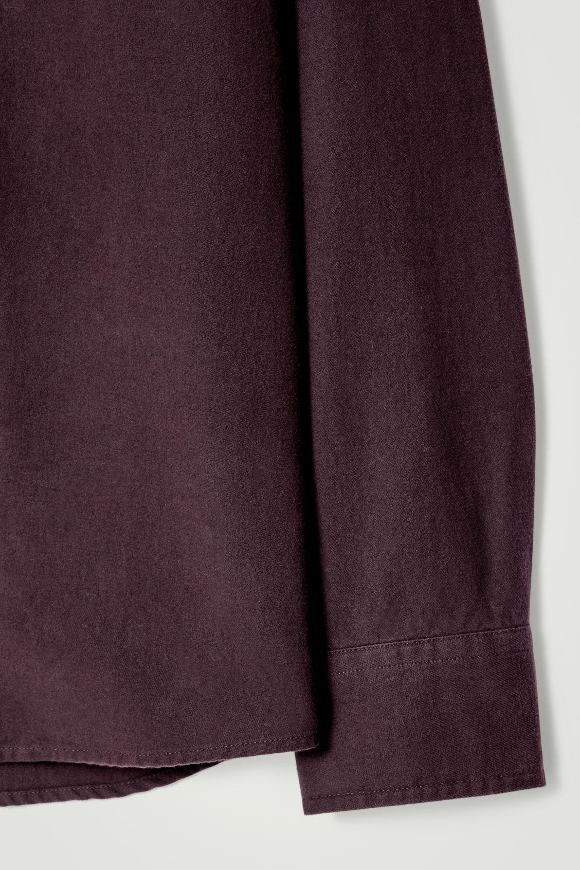 RELAXED BRUSHED COTTON-BLEND SHIRT Product Image